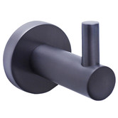 Tiago Tapware Rumi Round Single Brass Robe Hook