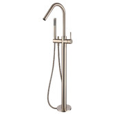 Tiago Tapware Avalon Floor Mounted Bath mixer with Hand-Held Shower