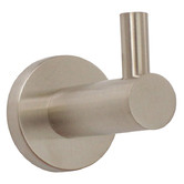 Tiago Tapware Rumi Round Single Brass Robe Hook