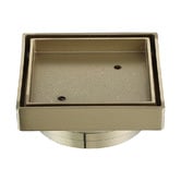 Tiago Tapware Lyle 115mm Brass Tile Insert Floor Waste 95mm Outlet