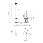 Tiago Tapware Avalon Shower &amp; Tapware Package