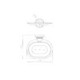 Tiago Tapware Clementine Wall Mounted Soap Dish
