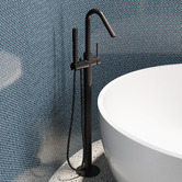 Tiago Tapware Avalon Floor Mounted Bath mixer with Hand-Held Shower