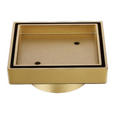 Tiago Tapware Lyle Brass 115mm Tile Insert Shower Floor Waste