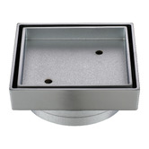 Tiago Tapware Lyle 115mm Brass Tile Insert Floor Waste 95mm Outlet