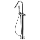 Tiago Tapware Avalon Floor Mounted Bath mixer with Hand-Held Shower