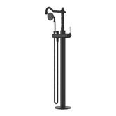 Tiago Tapware Clementine Floor Mounted Bath Mixer with Hand-Held Shower