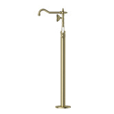 Tiago Tapware Clementine Floor Mounted Bath Mixer with Hand-Held Shower
