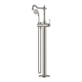 Tiago Tapware Clementine Floor Mounted Bath Mixer with Hand-Held Shower