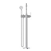 Tiago Tapware Clementine Floor Mounted Bath Mixer with Hand-Held Shower