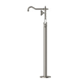 Tiago Tapware Clementine Floor Mounted Bath Mixer with Hand-Held Shower
