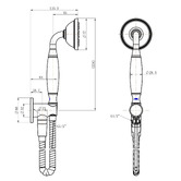 Tiago Tapware Clementine Hand-held Shower