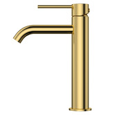 Tiago Tapware Avalon Mini Mid Rise Curved Basin Mixer