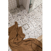 Tiago Tapware Lyle Brass 115mm Tile Insert Floor Waste 75mm Outlet