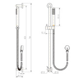 Tiago Tapware Avalon Rail Shower
