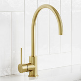 Tiago Tapware Avalon Mini Gooseneck Kitchen Mixer