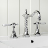 Tiago Tapware Clementine Round Basin Spout &amp; Mixer Set