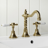 Tiago Tapware Clementine Round Basin Spout &amp; Mixer Set