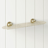 Tiago Tapware Clementine Brass Bathroom Shelf