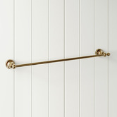Tiago Tapware Clementine 600mm Brass Single Towel Rail