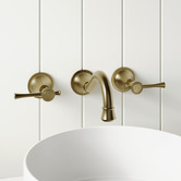 Tiago Tapware Constance 200mm Wall Bath/Basin Lever Tap Set
