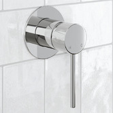 Tiago Tapware Avalon Mini Brass Shower Mixer with 80mm Backplate
