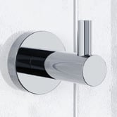 Tiago Tapware Rumi Round Single Brass Robe Hook