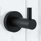 Tiago Tapware Rumi Round Single Brass Robe Hook