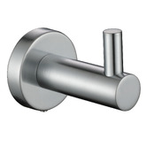 Tiago Tapware Rumi Round Single Brass Robe Hook