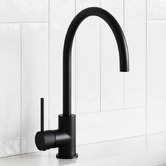 Tiago Tapware Avalon Mini Gooseneck Kitchen Mixer