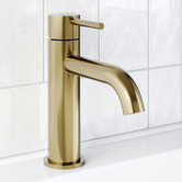 Tiago Tapware Avalon Mini Curved Basin Mixer