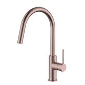 Tiago Tapware Avalon Mini Pull-Out Gooseneck Kitchen Mixer
