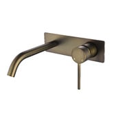 Tiago Tapware Avalon 180mm Curved Combination Wall Mixer with Spout