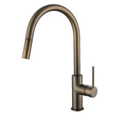 Tiago Tapware Avalon Mini Pull-Out Gooseneck Kitchen Mixer