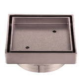 Tiago Tapware Lyle 115mm Brass Tile Insert Floor Waste 95mm Outlet