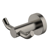 Tiago Tapware Rumi Round Brass Double Robe Hook