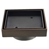 Tiago Tapware Lyle Brass 115mm Tile Insert Floor Waste 75mm Outlet