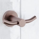 Tiago Tapware Rumi Round Brass Double Robe Hook
