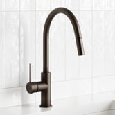 Tiago Tapware Avalon Mini Pull-Out Gooseneck Kitchen Mixer