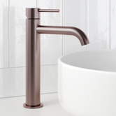 Tiago Tapware Avalon Mini Mid Rise Curved Basin Mixer