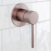 Tiago Tapware Avalon Mini Brass Shower Mixer with 80mm Backplate