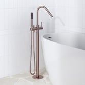 Tiago Tapware Avalon Floor Mounted Bath mixer with Hand-Held Shower