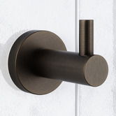 Tiago Tapware Rumi Round Single Brass Robe Hook