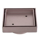 Tiago Tapware Lyle Brass 115mm Tile Insert Floor Waste 75mm Outlet