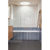 Tiago Tapware Aries 200mm Cross Handle 1/4 Turn Bath Wall Tap Set