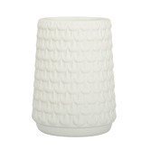 Indigo Studio White Domani Ceramic Vase