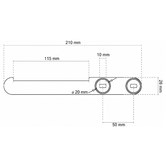 Verotti City Life Inox Toilet Roll Holder