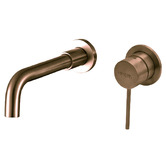 Verotti City Life Inox 190mm Basin Wall Mixer Set