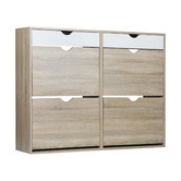 Living Fusion Lilly 2 Drawer Shoe Cabinet