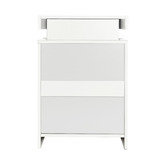 Living Fusion Murray 3 Drawer Bedside Table with LED Light